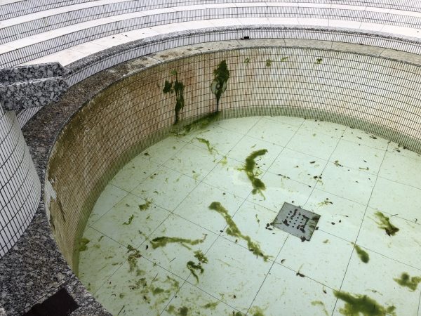 愛知県瀬戸市にて個人宅のプール清掃